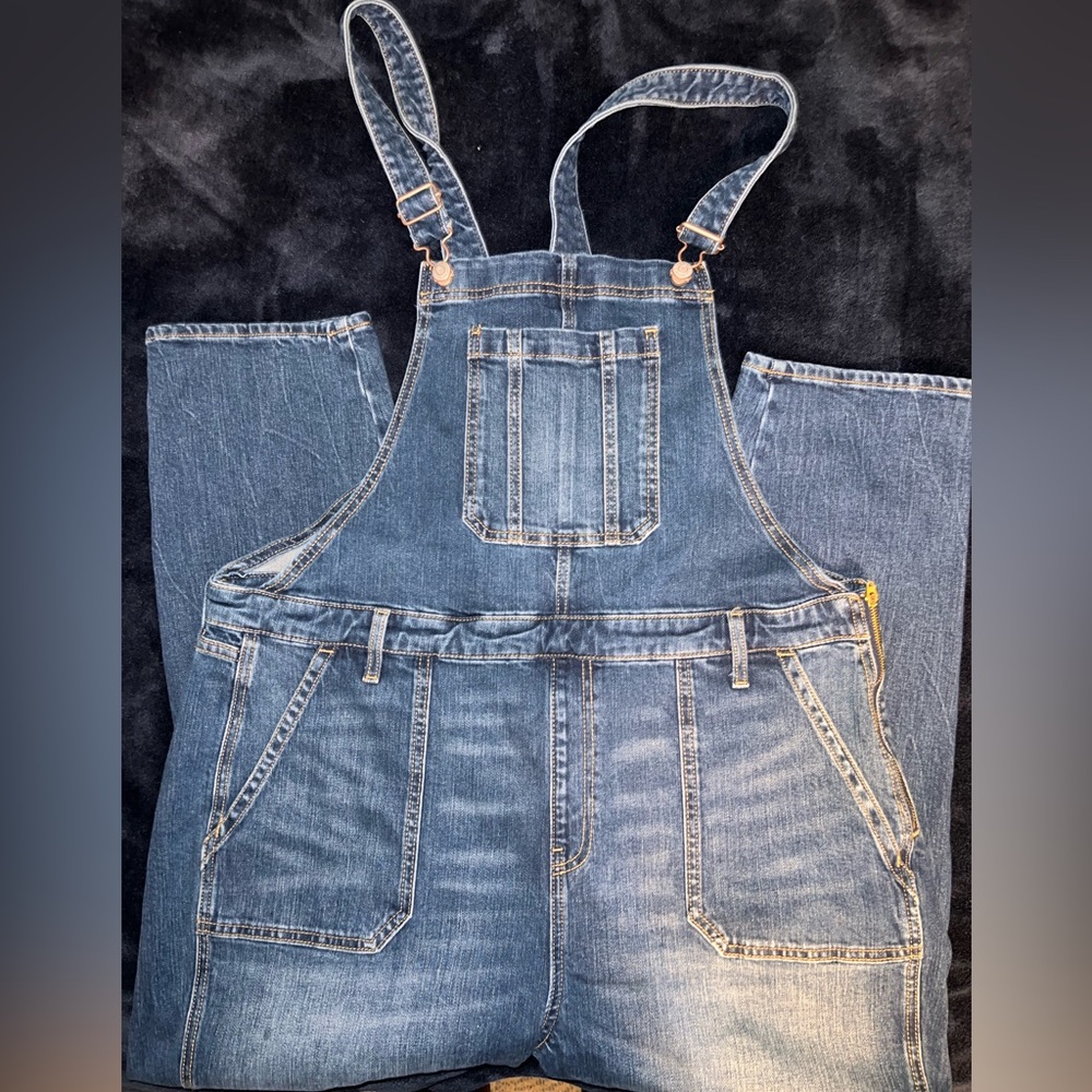 Old Navy Blue Denim Women's Overalls